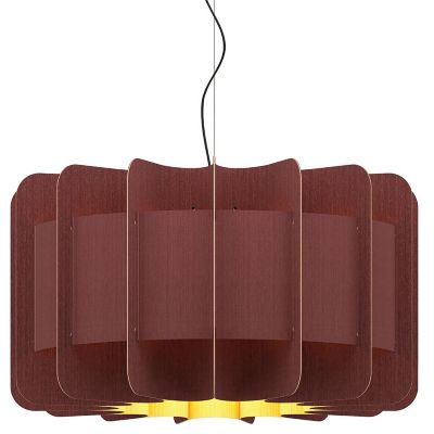 Bruck Lighting Clarissa Pendant Light - Color: Purple - Size: 30-In. Diamet