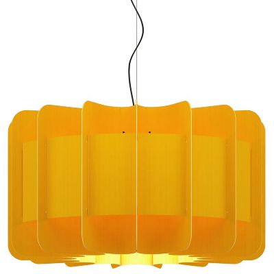 Bruck Lighting Clarissa Pendant Light - Color: Yellow - Size: 30-In. Diamet