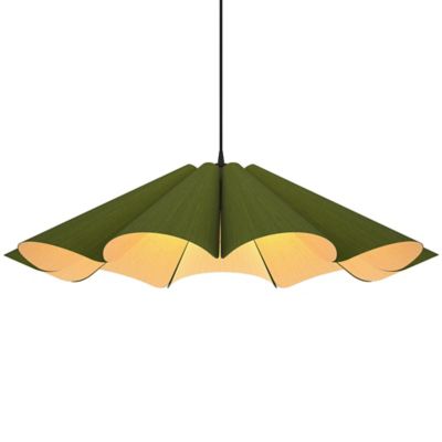 Bruck Lighting Delfina Pendant Light - Color: Green - Size: 1 light - WEPDE