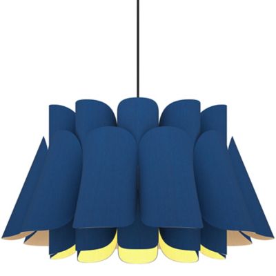 Bruck Lighting Federica Pendant Light - Color: Blue - Size: 1 light - WEPFE