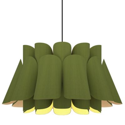 Bruck Lighting Federica Pendant Light - Color: Green - Size: 1 light - WEPF