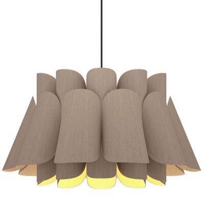 Bruck Lighting Federica Pendant Light - Color: Grey - Size: 1 light - WEPFE