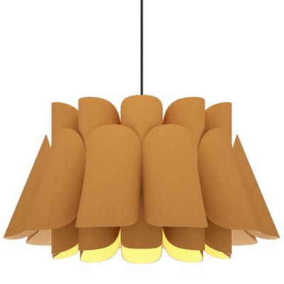 Bruck Lighting Federica Pendant Light - Color: Brown - Size: 1 light - WEPF