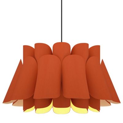 Bruck Lighting Federica Pendant Light - Color: Red - Size: 1 light - WEPFED