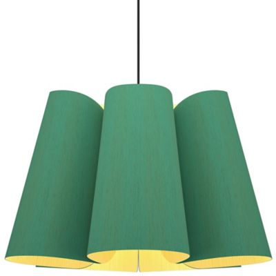 Bruck Lighting Julieta Pendant Light - Color: Blue - Size: 28-In. Diameter 