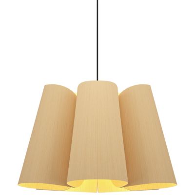 Bruck Lighting Julieta Pendant Light - Color: Beige - Size: 28-In. Diameter