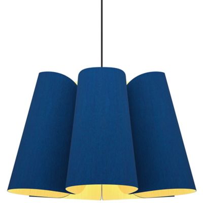 Bruck Lighting Julieta Pendant Light - Color: Blue - Size: 28-In. Diameter 