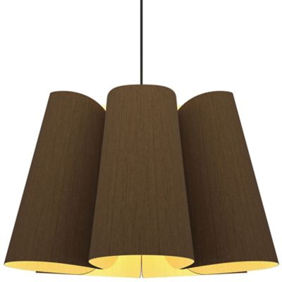 Bruck Lighting Julieta Pendant Light - Color: Black - Size: 28-In. Diameter