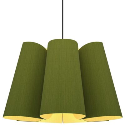 Bruck Lighting Julieta Pendant Light - Color: Green - Size: 28-In. Diameter