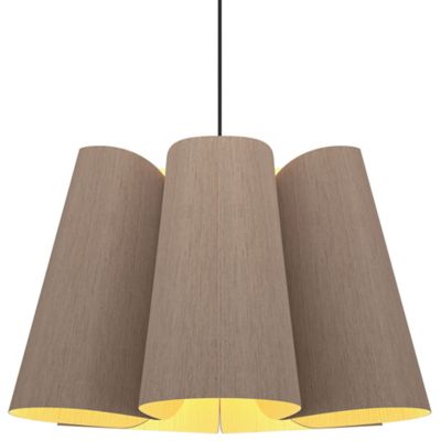 Bruck Lighting Julieta Pendant Light - Color: Grey - Size: 28-In. Diameter 