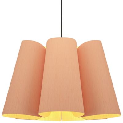 Bruck Lighting Julieta Pendant Light - Color: Pink - Size: 28-In. Diameter 