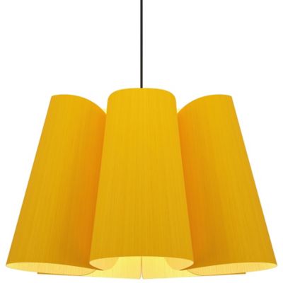 Bruck Lighting Julieta Pendant Light - Color: Yellow - Size: 28-In. Diamete