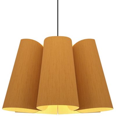 Bruck Lighting Julieta Pendant Light - Color: Brown - Size: 28-In. Diameter