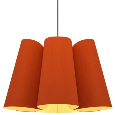 Bruck Lighting Julieta Pendant Light - Color: Red - Size: 28-In. Diameter -