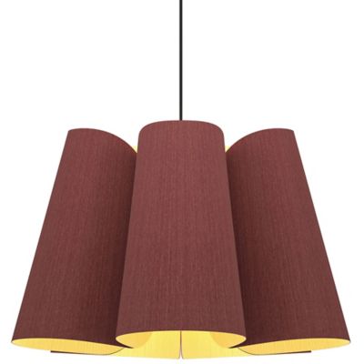 Bruck Lighting Julieta Pendant Light - Color: Purple - Size: 28-In. Diamete