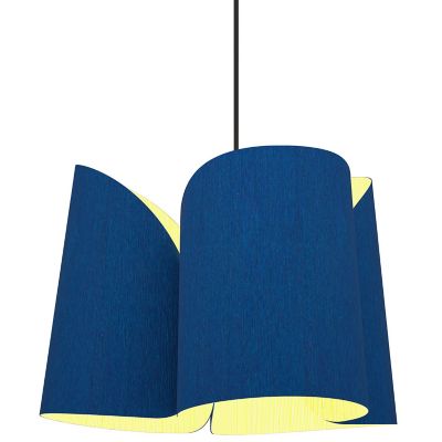 Bruck Lighting Julieta Pendant Light - Color: Blue - Size: 18-In. Diameter 