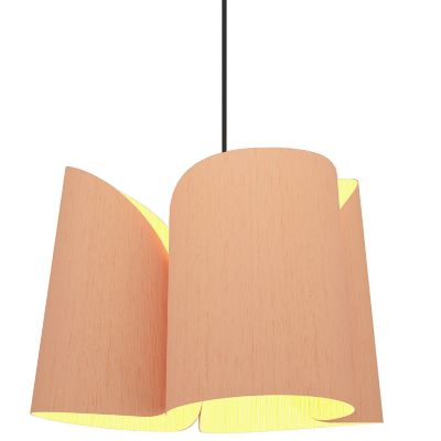 Bruck Lighting Julieta Pendant Light - Color: Pink - Size: 18-In. Diameter 