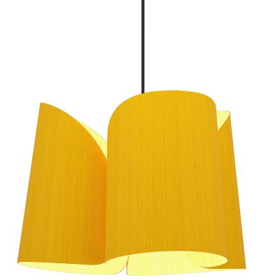 Bruck Lighting Julieta Pendant Light - Color: Yellow - Size: 18-In. Diamete