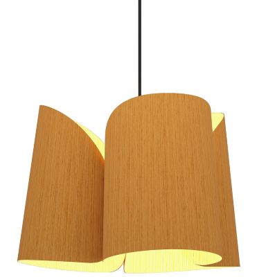 Bruck Lighting Julieta Pendant Light - Color: Brown - Size: 18-In. Diameter