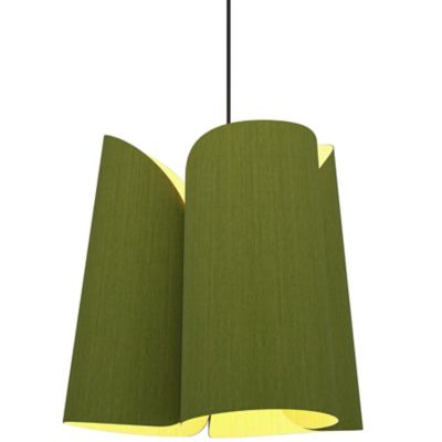 Bruck Lighting Julieta Pendant Light in Green, Size: 20-In. Diameter