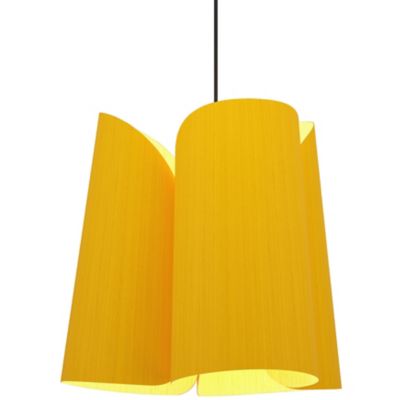 Bruck Lighting Julieta Pendant Light - Color: Yellow - Size: 20-In. Diamete