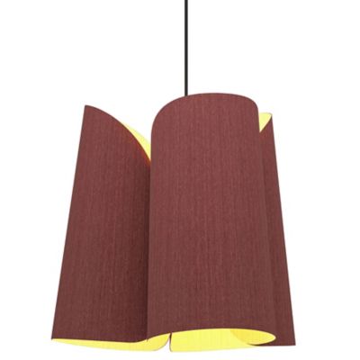 Bruck Lighting Julieta Pendant Light - Color: Purple - Size: 20-In. Diamete