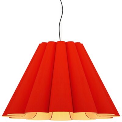 Bruck Lighting Lora Pendant Light - Color: Red - Size: 32-In. Diameter - WE