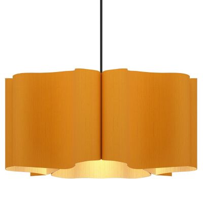 Bruck Lighting Paulina Drum Pendant Light - Color: Yellow - Size: 20- - 