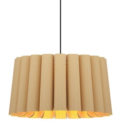 Bruck Lighting Renata Pendant Light in Beige, Size: 22-In. Diameter