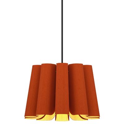 Bruck Lighting Renata Pendant Light - Color: Red - Size: 12-In. Diameter - 