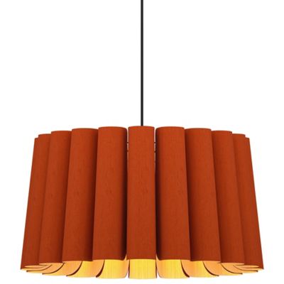 Bruck Lighting Renata Pendant Light - Color: Red - Size: 22-In. Diameter - 