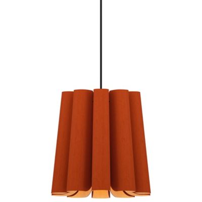 Bruck Lighting Renata Pendant Light - Color: Red - Size: 13-In. Diameter - 