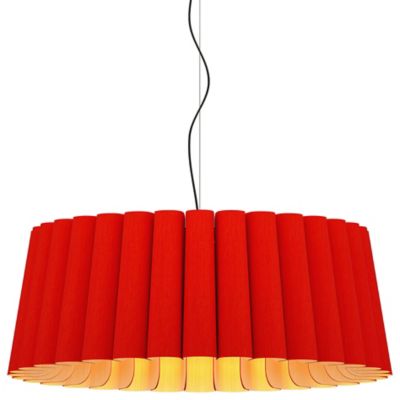 Bruck Lighting Renata Pendant Light - Color: Red - Size: 32-In. Diameter - 