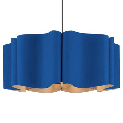 Bruck Lighting Paulina Acoustic Pendant Light - Color: Blue - Size: 1 light