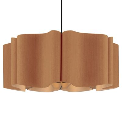 Bruck Lighting Paulina Acoustic Pendant Light - Color: Brown - Size: 1 ligh