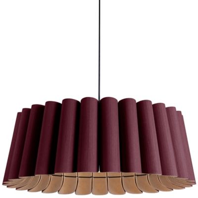 Bruck Lighting Renata Acoustic Pendant Light - Color: Purple - Size: Standa