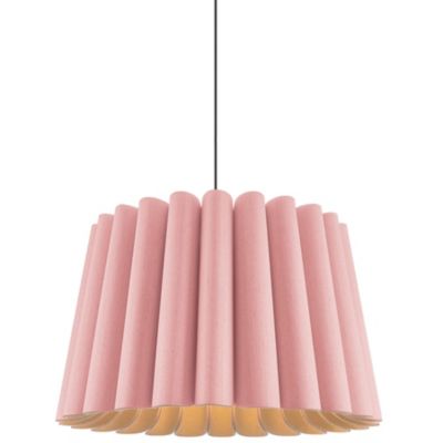 Bruck Lighting Renata Acoustic Pendant Light - Color: Pink - Size: Long - W