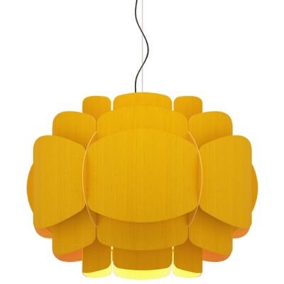 Bruck Lighting Bella Pendant Light - Color: Yellow - WEPBEL/76/YLW/ASH