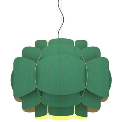 Bruck Lighting Bella Pendant Light - Color: Blue - WEPBEL/76/LPT/ASH