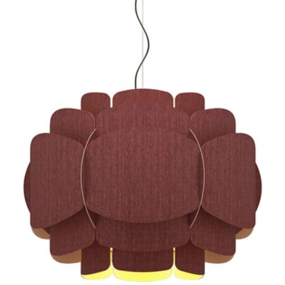 Bruck Lighting Bella Pendant Light - Color: Purple - WEPBEL/76/VLT/ASH