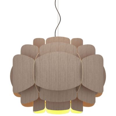 Bruck Lighting Bella Pendant Light - Color: Grey - WEPBEL/76/GYO/ASH