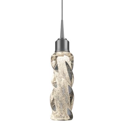 Bruck Lighting Aria LED Mini Pendant Light - Color: Clear - MLED/30K/CH/P/9