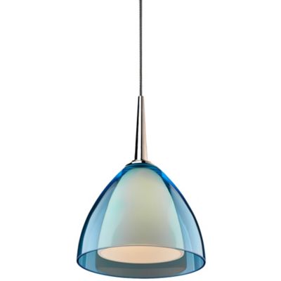 Bruck Lighting Rainbow LED Mini Pendant Light - Color: Blue - MLED/30K/CH/P