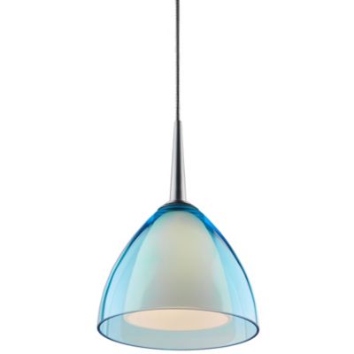 Bruck Lighting Rainbow LED Mini Pendant Light - Color: Blue - MLED/30K/MC/P