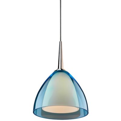 Bruck Lighting Rainbow Mini Pendant Light - Color: Blue - Size: 1 light - M