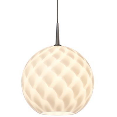 Bruck Lighting Sirena LED Mini Pendant Light - Color: White - MLED/30K/MC/P