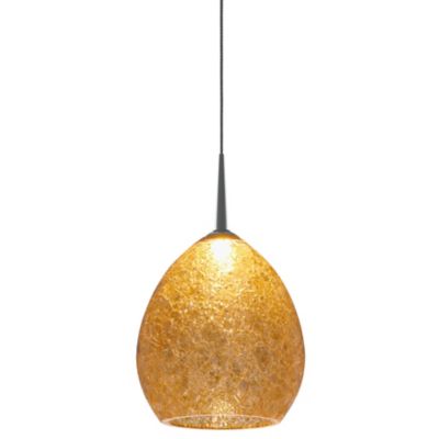 Bruck Lighting Vibe Mini Pendant Light - Color: Amber - MSG9/CH/P/887