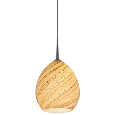 Bruck Lighting Vibe Mini Pendant Light - Color: Yellow - MSG9/CH/P/881