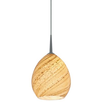 Bruck Lighting Vibe Mini Pendant Light - Color: Yellow - MSG9/MC/P/881