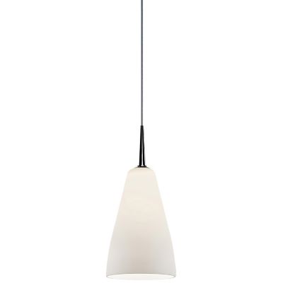 Bruck Lighting Zara Mini Pendant Light - Color: White - MSG9/CH/P/300